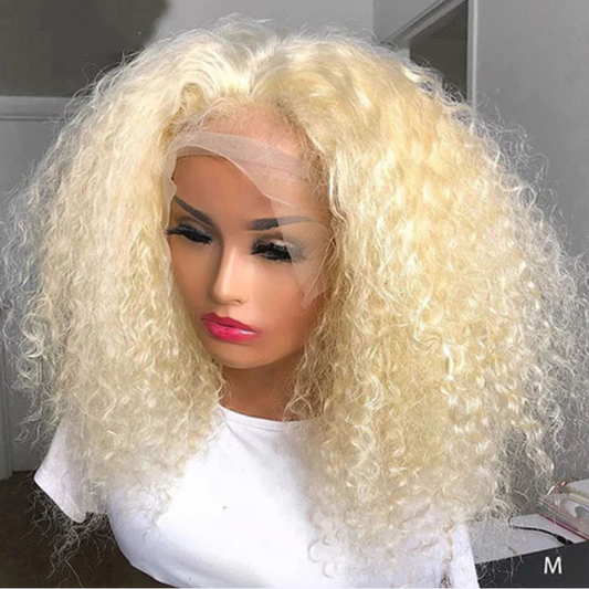 Blonde 13x4 Lace Front Wig - Short Curly