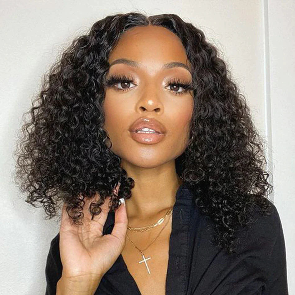 Brazilian Curly 360 Lace Front Short Wig