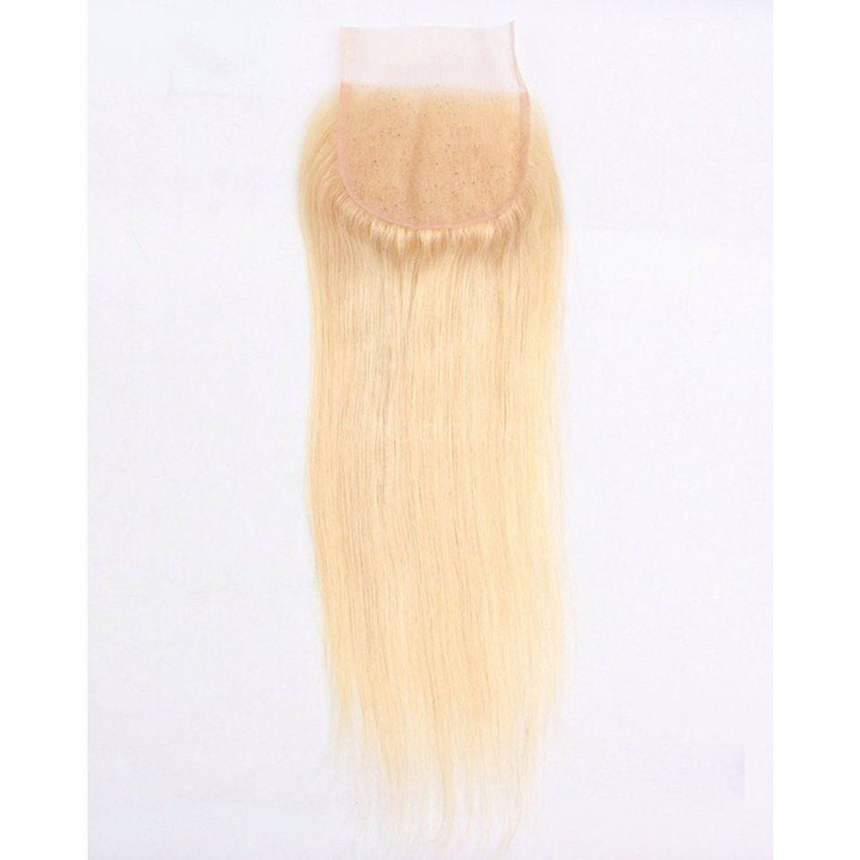 Eurasian Blonde Straight Lace Closure 4x4