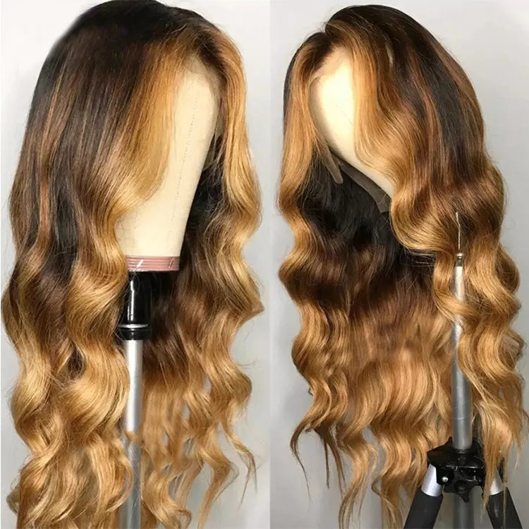 13x4 Pre-made Lace Front - Wavy Highlights