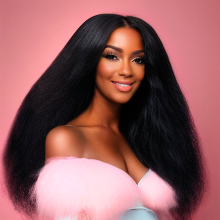 Full Lace Wig - Kinky Straight